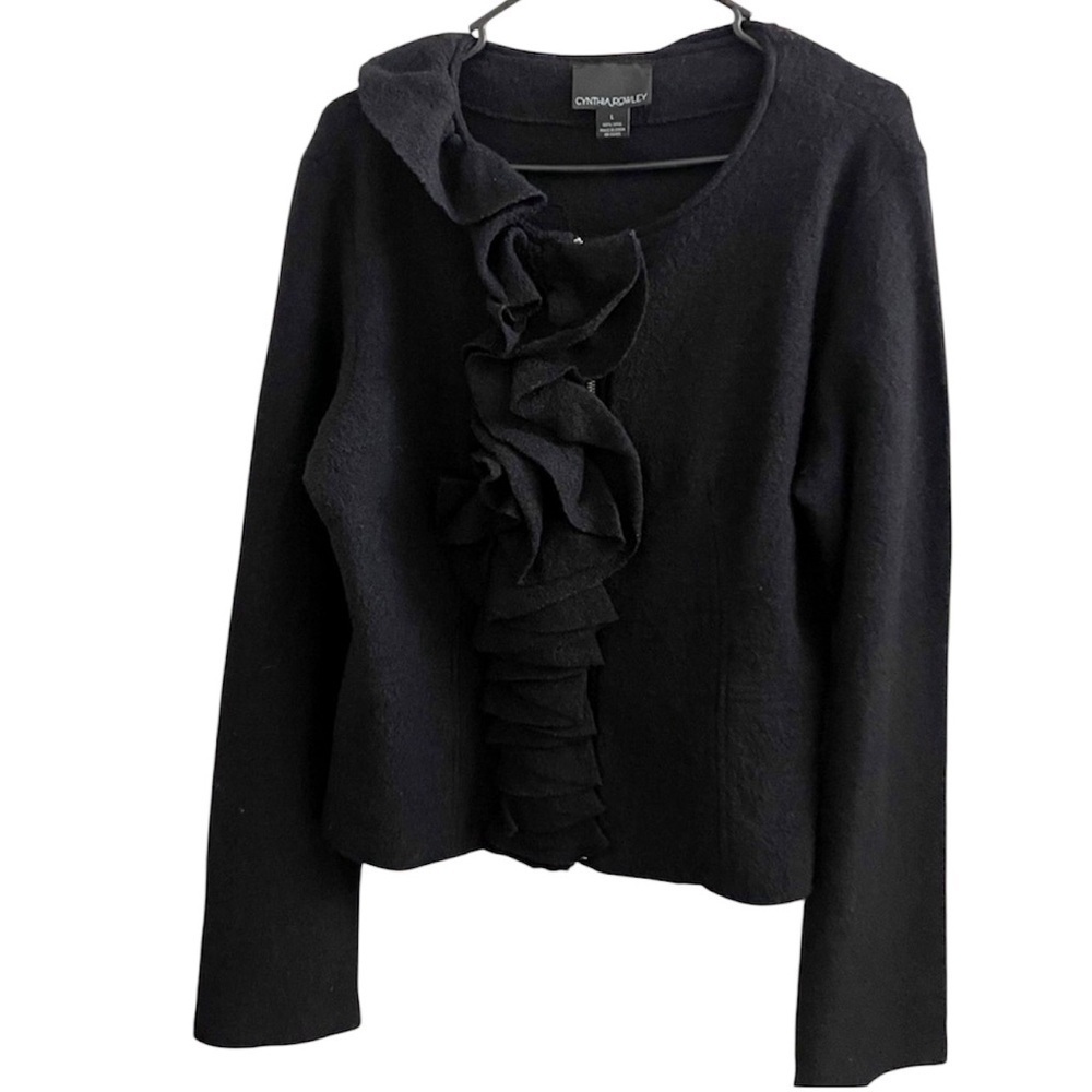 Cynthia Rowley wool jacket chic winter fall workwear office quiet luxury